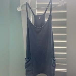 Free People Hot Shot Mini Dress Blue Indigo